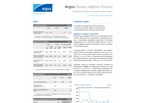 Рынок нефти России